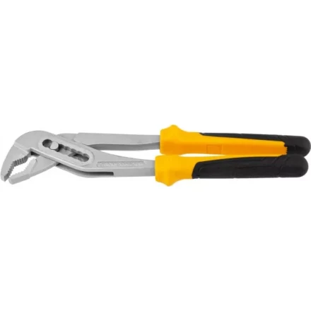 Клещи переставные JCB, хромированное покрытие, двухкомпонентная рукоятка, CrV cталь, 250мм JPL015 купить в Ханты-Мансийске