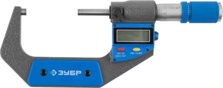Микрометр ЗУБР &quot;ЭКСПЕРТ&quot; гладкий цифровой, МКЦ 75, диапазон 50-75мм, шаг измерения 0,001мм 34482-75 купить в Ханты-Мансийске