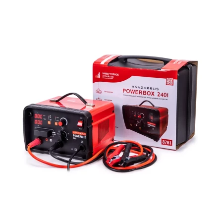 Инверторное пуско-зарядное устройство KVAZARRUS PowerBox 240i, таймер, пластиковый кейс купить в Ханты-Мансийске