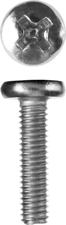 Винт ЗУБР &quot;МАСТЕР&quot; DIN 7985, класс прочности 4.8, оцинкованный, M3x12мм, 5кг 303150-03-012 купить в Ханты-Мансийске