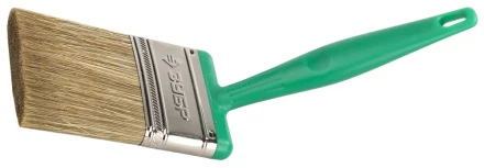 Кисть плоская ЗУБР ЭКСПЕРТ 2в1 БСГ-70 быстросъем голова с переменн углом, тип ЛАЗУРЬ смешанн щетина, пласт ручка, 75мм 4-01070-075 купить в Ханты-Мансийске