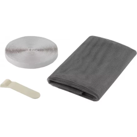 Сетка STAYER "COMFORT" противомоскитная для окна, с крепежной лентой, серая, ПЭТ, 1,1 х 1,3м 12481-11-13 купить в Ханты-Мансийске