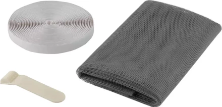 Сетка STAYER "COMFORT" противомоскитная для окна, с крепежной лентой, серая, ПЭТ, 1,1 х 1,3м 12481-11-13 купить в Ханты-Мансийске