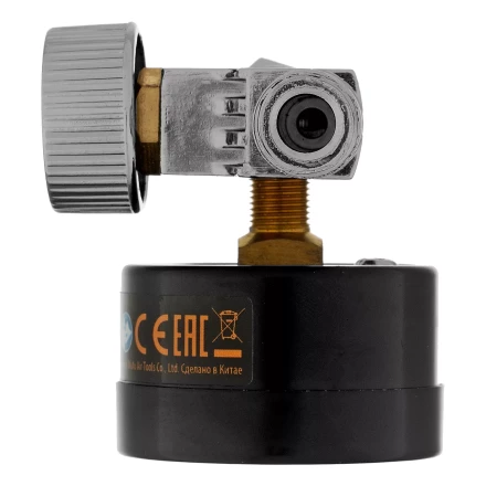 Регулятор давления с манометром для краскораспылителя Denzel K1500, 12 бар, 1/4", 57001 купить в Ханты-Мансийске