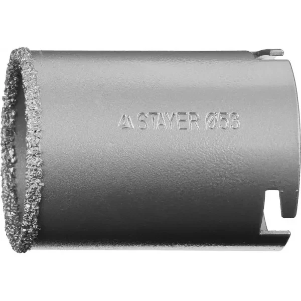 Коронка STAYER "PROFESSIONAL" кольцевая с карбидно-вольфрамовой крошкой, d=53мм 33345-53 купить в Ханты-Мансийске