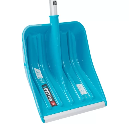 Лопата для уборки снега Palisad 61776, полипропилен, 350х405х1300мм, алюминиевый черенок, ПВХ накладка, LUXE купить в Ханты-Мансийске