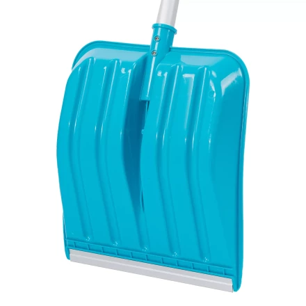 Лопата для уборки снега Palisad 61776, полипропилен, 350х405х1300мм, алюминиевый черенок, ПВХ накладка, LUXE купить в Ханты-Мансийске