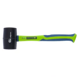 Киянка резиновая 680г черная резина с фибергласовой рукояткой СИБРТЕХ артикул 11165