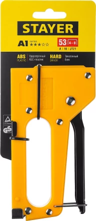 Степлер &quot;A 53&quot;, пластиковый корпус, для тонкой скобы тип 53 (4-8 мм), STAYER Master 3140_z01 купить в Ханты-Мансийске