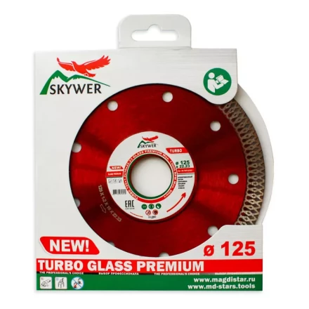 Диск алмазный по бетону TURBO GLASS PREMIUM SKYWER 180*1,6*10*25,4 mm купить в Ханты-Мансийске