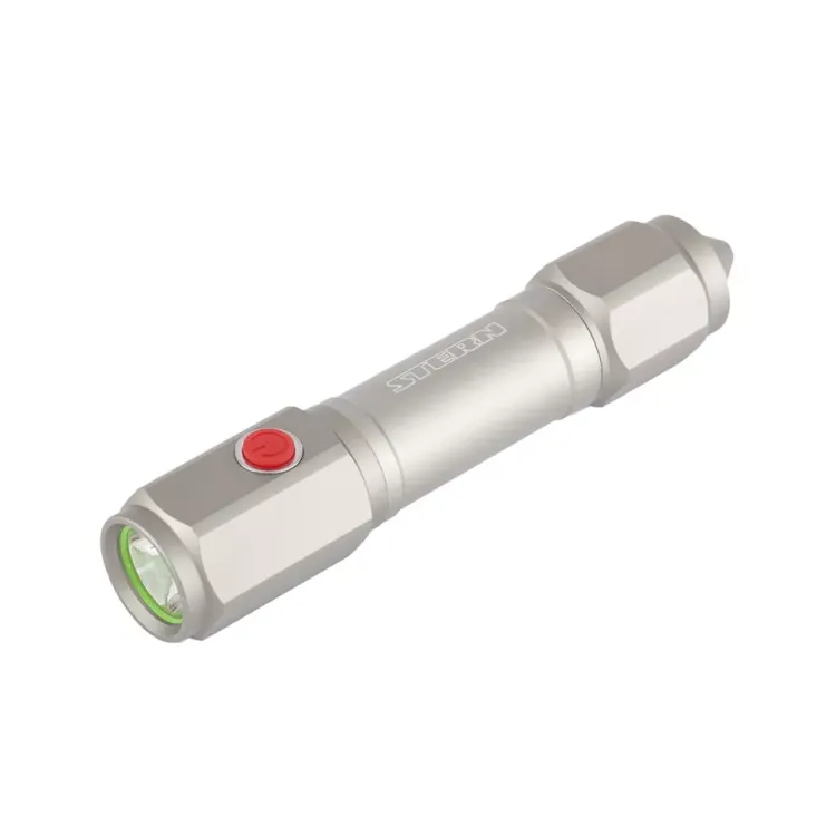 Фонарь автомобильный спасатель 1W Led встроеное лезвие молоток 3 режима 100-50-строб 3хААА Stern 90524 купить в Ханты-Мансийске