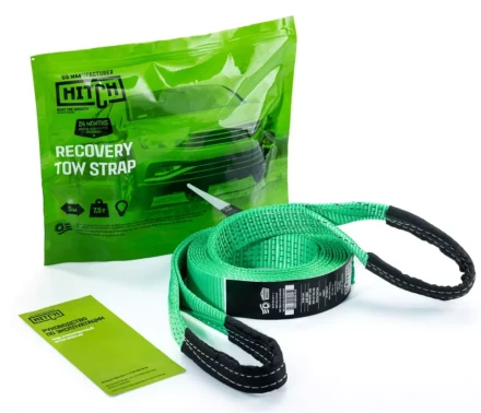 Трос буксировочный HITCH REGULAR масса авто 25т разрывная 75т 50м лента 50мм петля-петля (SZ071506) купить в Ханты-Мансийске