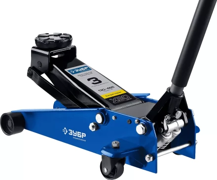 Домкрат гидравлический подкатной X80, 3т, 130-465мм, ЗУБР Профессионал 43050-3 43050-3_z01 купить в Ханты-Мансийске