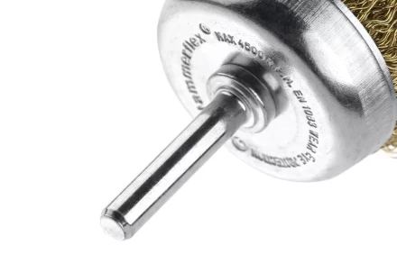 Кордщетка HAMMER чаша 50мм для дрели гофрированная латунированная сталь (207-201) купить в Ханты-Мансийске