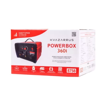 Инверторное пуско-зарядное устройство KVAZARRUS PowerBox 360i таймер цветная коробка купить в Ханты-Мансийске
