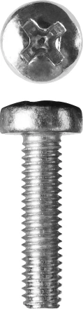 Винт ЗУБР &quot;МАСТЕР&quot; DIN 7985, класс прочности 4.8, оцинкованный, M3x16мм, 5кг 303150-03-016 купить в Ханты-Мансийске