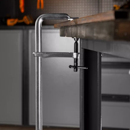 Струбцина F-образная Denzel 20467, 80x400мм, кованая купить в Ханты-Мансийске