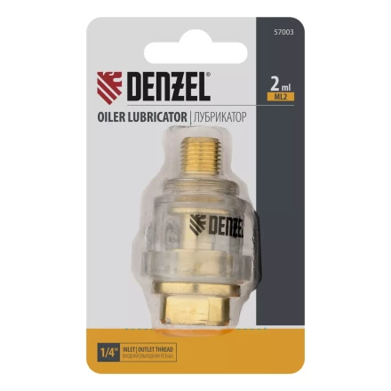 Лубрикатор ML2, 10 бар, 1/4" Denzel 57003 купить в Ханты-Мансийске
