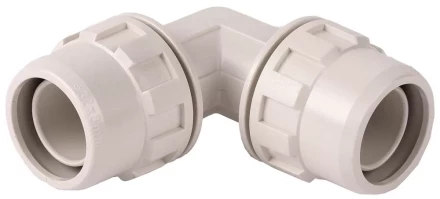 Соединитель ЗУБР &quot;ШиреФит&quot; угловой 90° &quot;штуцер с гайкой - штуцер с гайкой&quot;, 20мм 51492-20 купить в Ханты-Мансийске