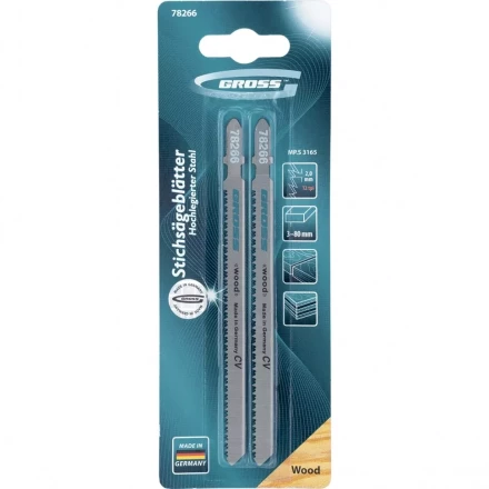 Полотна для электролобзика по дереву 2 шт 3165 GROSS 78266 купить в Ханты-Мансийске