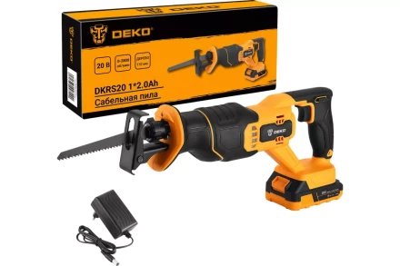 Пила сабельная аккумуляторная DEKO DKRS20, 063-4206 купить в Ханты-Мансийске