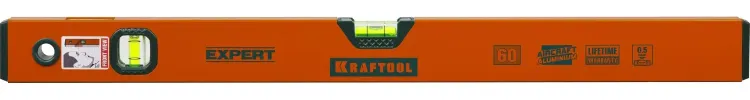 Уровень коробчатый, KRAFTOOL 34710-060, 2 ампулы, 0,5 мм/м, 600мм 34710-060_z01 купить в Ханты-Мансийске
