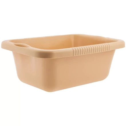 Таз пластмассовый прямоугольный 25 л, бежевый, Home Palisad 929925 купить в Ханты-Мансийске