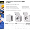 Блок STAYER "MASTER" "MAXIMA" розетка одноместная с заземлением и защитной крышкой, IP54, 16А, 220В, и выключатель двухклавишный, IP54, 10А, 220В 54313-W купить в Ханты-Мансийске