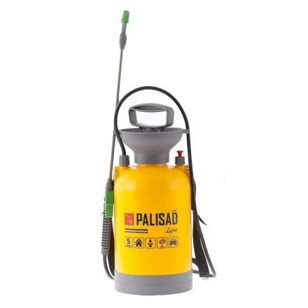 Опрыскиватель усиленный помповый 5 л с шлангом разбрызгивателем PALISAD LUXE 64757 купить в Ханты-Мансийске