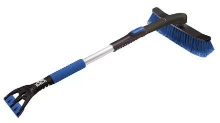 Щетка-сметка для снега со скребком  телескопическая БАРС 55324 купить в Ханты-Мансийске