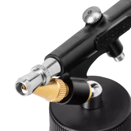 Аэрограф с нижним бачком Denzel AB2, 0,8 мм, 22 мл, 11 л/мин 57311 купить в Ханты-Мансийске