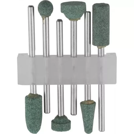 Набор STAYER: Насадки шлифовальные абразивные с оправкой, карбид кремния, 6шт 29921-H6 купить в Ханты-Мансийске