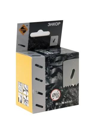 Коронка Bi-Metal Ф60 мм М3 Энкор 24160 купить в Ханты-Мансийске