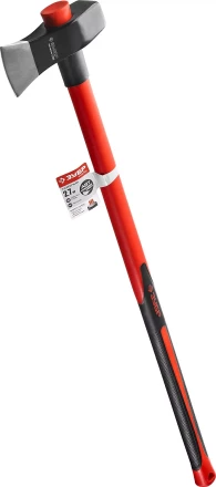 Колун ЗУБР &quot;МАСТЕР&quot; кованый с двухкомпонентной фиберглассовой рукояткой, 2,7кг/900мм 20623-27 купить в Ханты-Мансийске