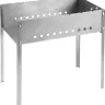 Мангал GRINDA "BARBECUE", нержавеющая сталь, толщина 1,5мм, 500х300х500мм 427784 купить в Ханты-Мансийске