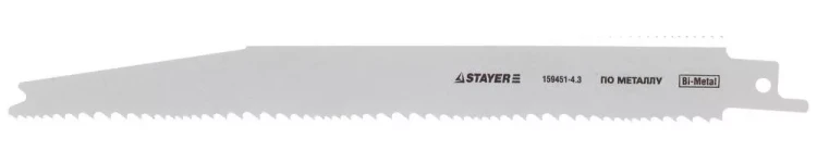 Полотно STAYER "PROFI" S345XF к саб эл.ножов Bi-Met,дер с гвозд,лист мет,Al проф 3-18мм,пласт,стеклопл,200/2,1-4,3мм 159451-4.3 купить в Ханты-Мансийске