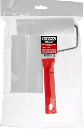 Валик &quot;ПОРОЛОН&quot; в наборе: 3 шубки + ручка, 140 мм, d=40 мм, MIRAX 0363-14_z01 купить в Ханты-Мансийске