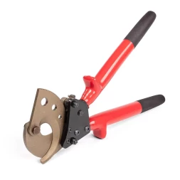 Секторные ножницы диэлектрические КВТ НСТи-40 для резки кабелей до 40 мм, проводов АС со стальным сердечником и прутков из низкоуглеродистой стали (84395)