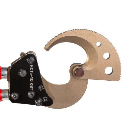 Секторные ножницы диэлектрические КВТ НСТи-40 для резки кабелей до 40 мм, проводов АС со стальным сердечником и прутков из низкоуглеродистой стали (84395) купить в Ханты-Мансийске