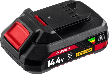 ЗУБР С1, 14.4 В, 2.0 А·ч, аккумуляторная батарея (АКБ-С1-14-2) купить в Ханты-Мансийске