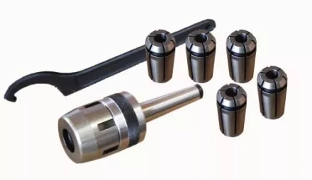 Патрон цанговый МТ2 с набором цанг ф3-10мм К 412 23480 купить в Ханты-Мансийске