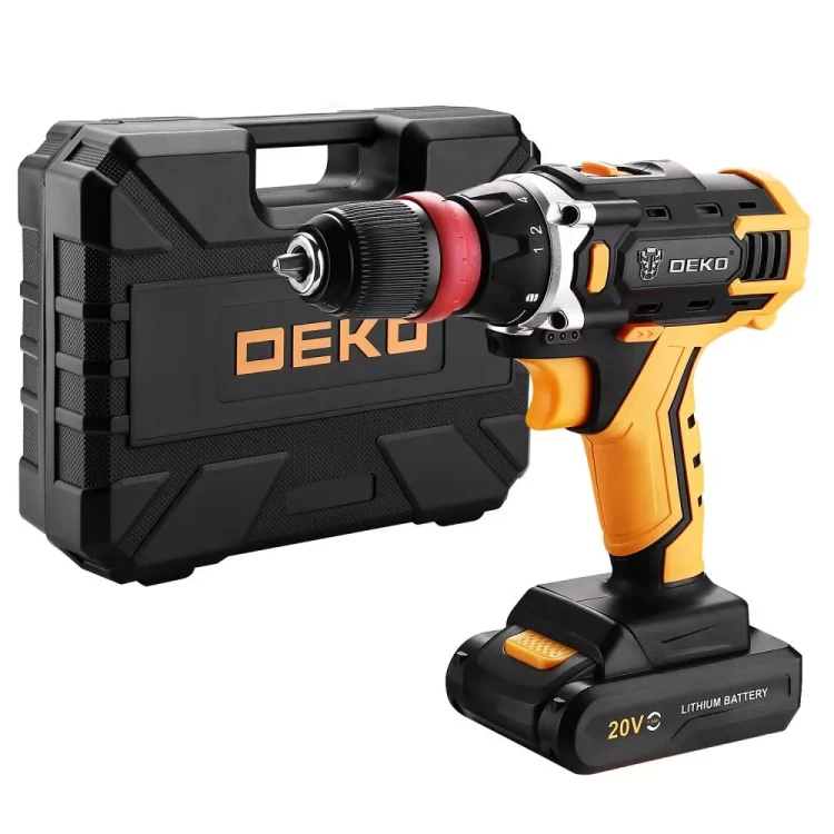 Дрель аккумуляторная DEKO DKCD20FU-Li SET3, 063-4177, со съемным патроном купить в Ханты-Мансийске