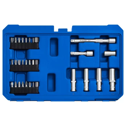 ЗУБР А-57, 57 предм., (1/4), универсальный набор инструмента, Профессионал (27671-H57) купить в Ханты-Мансийске