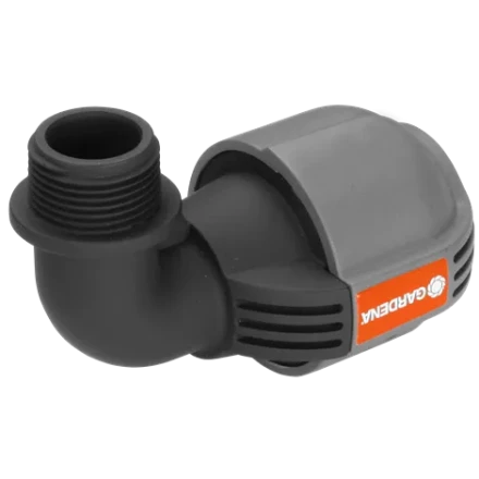 Соединитель L-образный 25 мм x 3/4”-наружная резьба GARDENA купить в Ханты-Мансийске