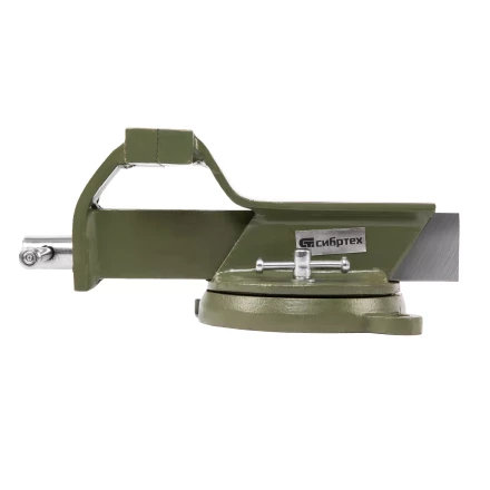 Тиски слесарные Сибртех 18618, 100 мм, стальные, поворотные купить в Ханты-Мансийске