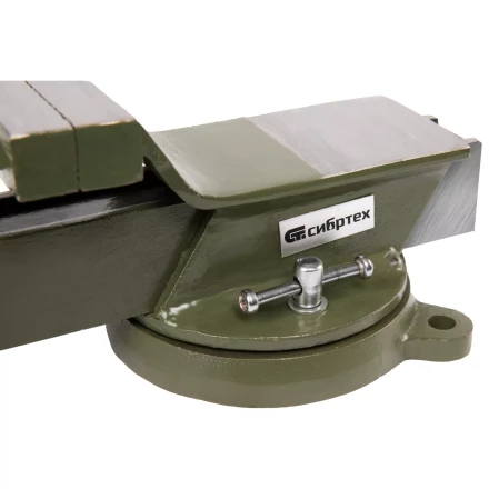 Тиски слесарные Сибртех 18618, 100 мм, стальные, поворотные купить в Ханты-Мансийске