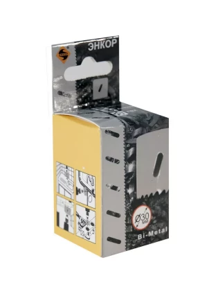 Коронка Bi-Metal Ф30 мм М3 Энкор 24130 купить в Ханты-Мансийске