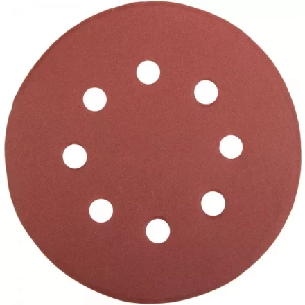 Круг шлифовальный универсальный STAYER "MASTER" из абразивной бумаги на велкро основе, 8 отверстий, Р320, 125мм, 5шт 35452-125-320 купить в Ханты-Мансийске