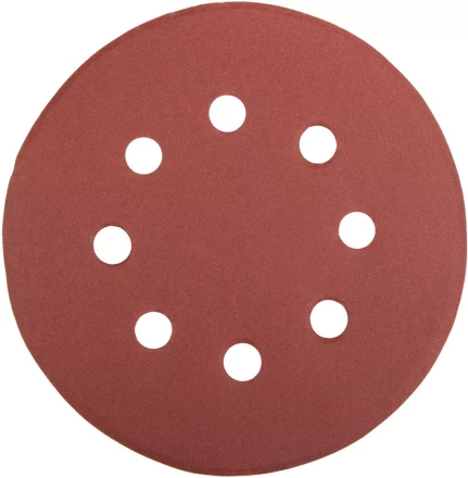 Круг шлифовальный универсальный STAYER "MASTER" из абразивной бумаги на велкро основе, 8 отверстий, Р320, 125мм, 5шт 35452-125-320 купить в Ханты-Мансийске