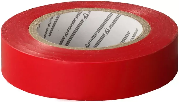 Изолента, STAYER Profi 12292-R-15-10, ПВХ, на карточке, 15мм х 10м х 0,18мм, красная 12292-R-15-10 купить в Ханты-Мансийске